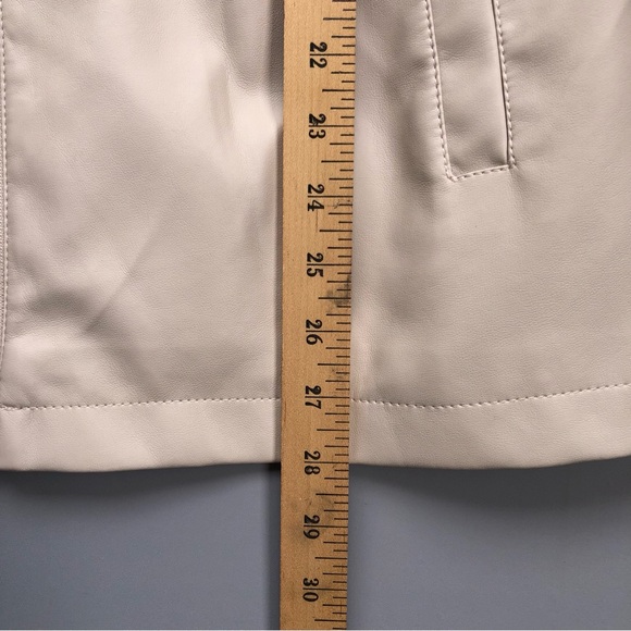 Marc New York Womens Jacket Small Latte Beige Andrew Marc Cinched Waist - Picture 5 of 14